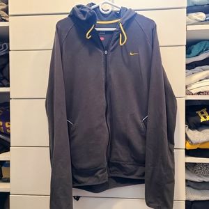 Nike FitDry Full Zip. Hooded. Grey. XL.